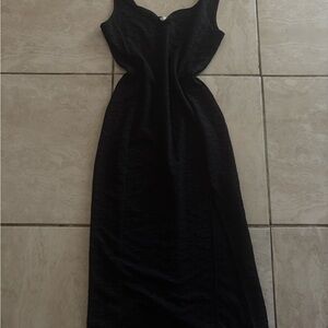 H&M Black Sweetheart Sheath Cocktail Dress